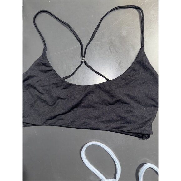 bershka cropped cami Bodysuit size XS (1) small (2) Lot Of 3 Blue Black White - Picture 8 of 16